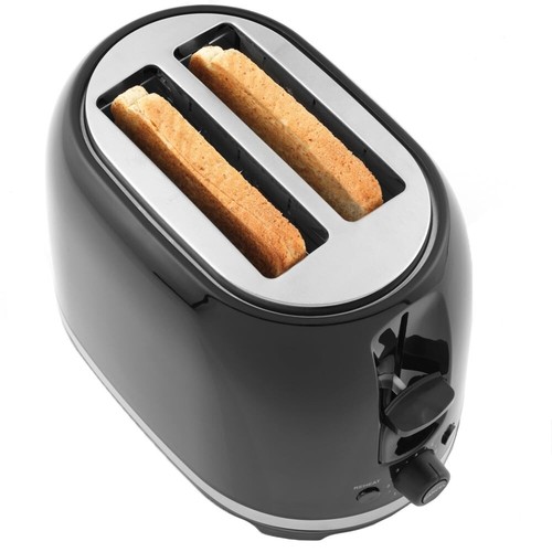 Salter 2 Slice Toaster Browning Control Deco Collection Black Stainless Steel - Picture 2 of 7