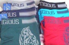 D1 PRESTIGIOUS Black Blue Gray Green Red Nylon Men's Seamless boxer shorts OS