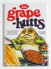 Grape Hutts FRIDGE MAGNET cereal box jabba the hutt star wars