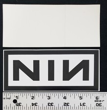 Nine Inch Nails Trent Reznor Rare Original Record Label Promo Logo Sticker