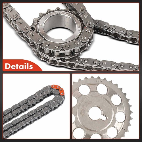 11x Engine Timing Chain Kit for Lexus CT200h 2011-2015 Toyota Prius 1.8L DOHC - Picture 7 of 8
