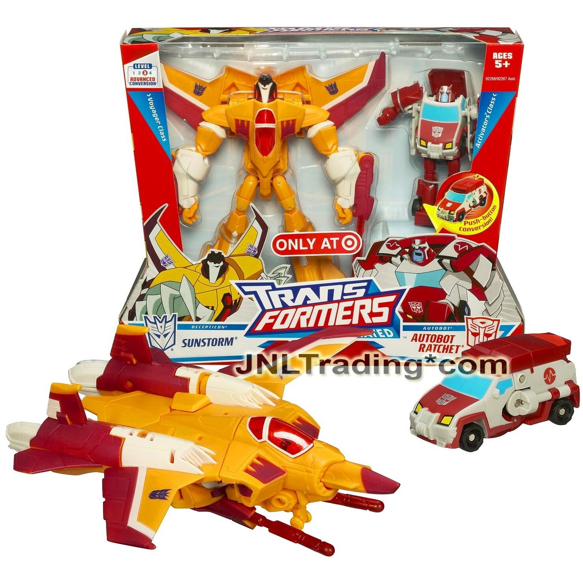 Year 2008 Transformers Animated Voyager Class SUNSTORM with