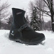 NEW Kahtoola Black Neoprene & Steel Cleat FLIGHT Boots Size XXS (Women's 5-6.5)