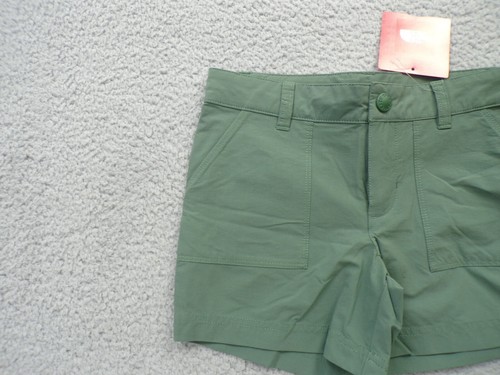 The North Face Shorts Girls Small Duck Green Parker Hiking Outdoors - Picture 6 of 13