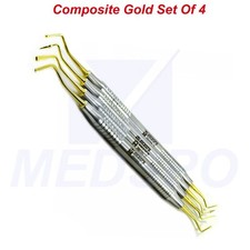 Dental Plastic Filling Composite Gold Set Of 4 Amalgam Restoration Dentistry CE