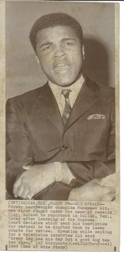 (Lot of 15) MUHAMMAD ALI 60-70s Vintage Laser Wire Press Boxing Photos - 画像9/12