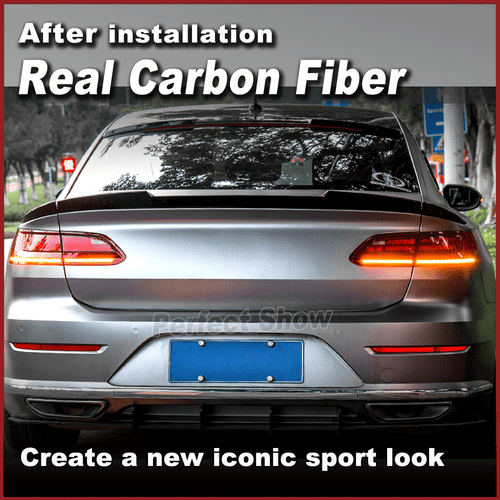 Alerón de carbono alerón trasero ala borde de demolición labio para Volkswagen CC Arteon 19 - Imagen 2 de 12