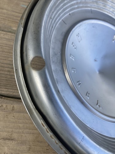 62 63 64 Mercury Dog Dish HUB CAPS 10 1/2" Set of 4 Merc Hubcaps 1962 1963 1964 - Picture 10 of 11