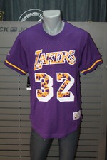 Mitchell E Ness NBA Mesh Crewneck LAKERS