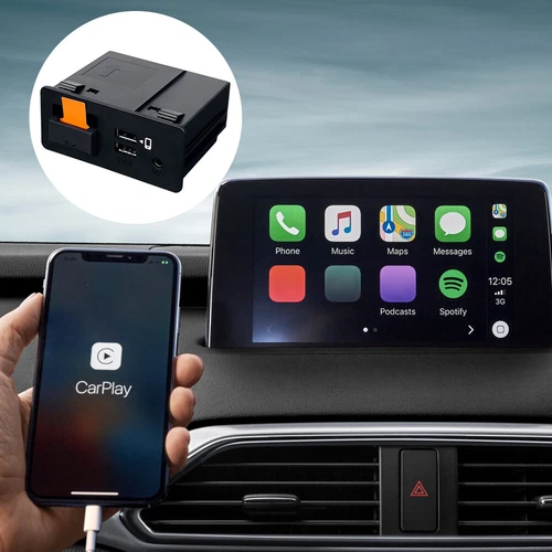 For Mazda 3 6 2 Mazda CX3 CX5 CX9 MX-5 Apple CarPlay Android Auto Retrofit Kit - Picture 4 of 11