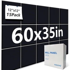 Large Cork Bulletin Board Alternative for Office60 x 35" - 15 Pack Felt Bulle...