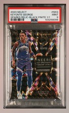 KEYONTE GEORGE ~ 2023-24 Panini Select Sparks #S-KG Black Finite Prizm RC ~ 1/1