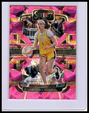 Dearica Hamby 2024 WNBA Select Pink Ice Prizm Los Angeles Sparks