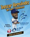 ⚾ MLB Los Angeles Dodgers Teoscar Hernandez "Mr Seeds" Bobblehead  - Presale