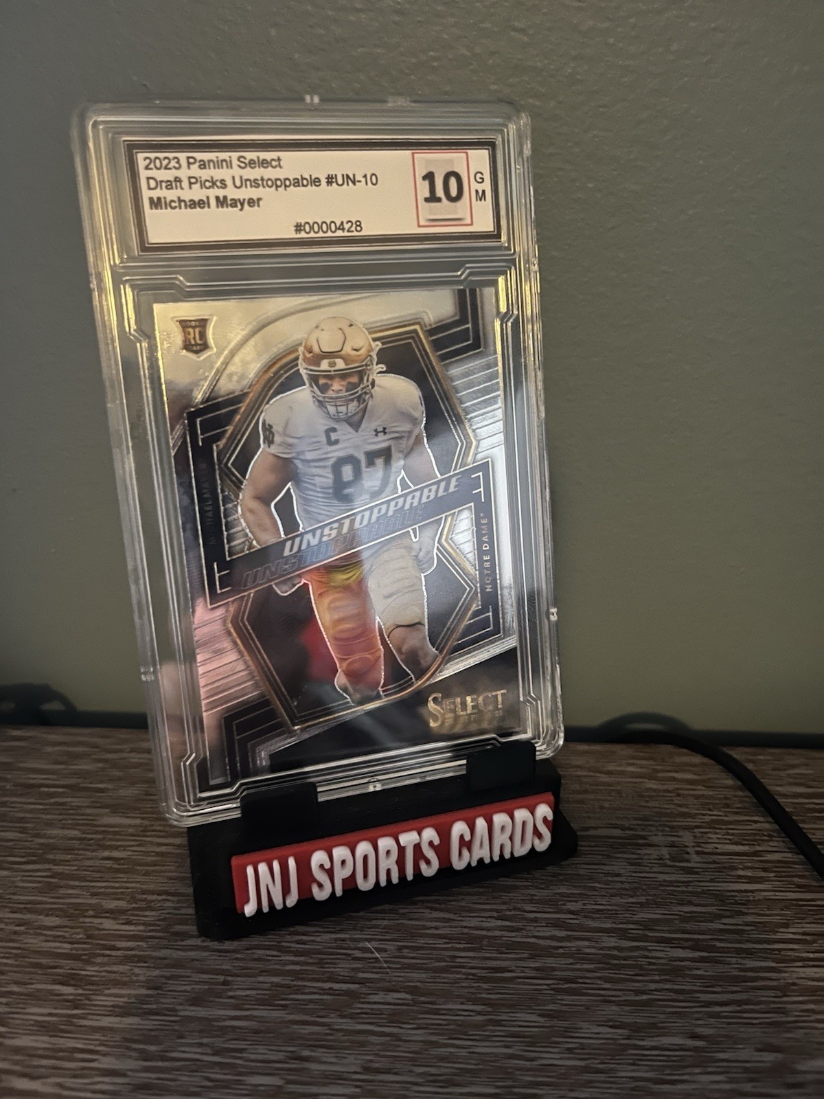 Michael Mayer Panini Select Draft Picks Unstoppable #UN10 Base