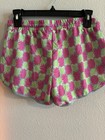 Ivory Ella Women's Pineapple Terry Athletic Shorts S Pink/Green Pockets — photo 3