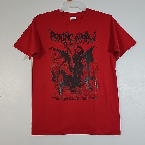 ROTTING CHRIST The Mystical Meeting S SMALL T-Shirt RED Band Logo - Picture 3 of 6