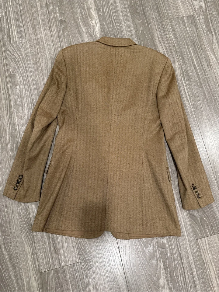 Chaqueta Blazer Piazza Sempione Mujer Cachemira Talla 44 (US 8)-Italia-Marrón Camel Foto 2 de 4