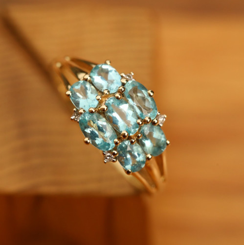 Ring Blue Topaz