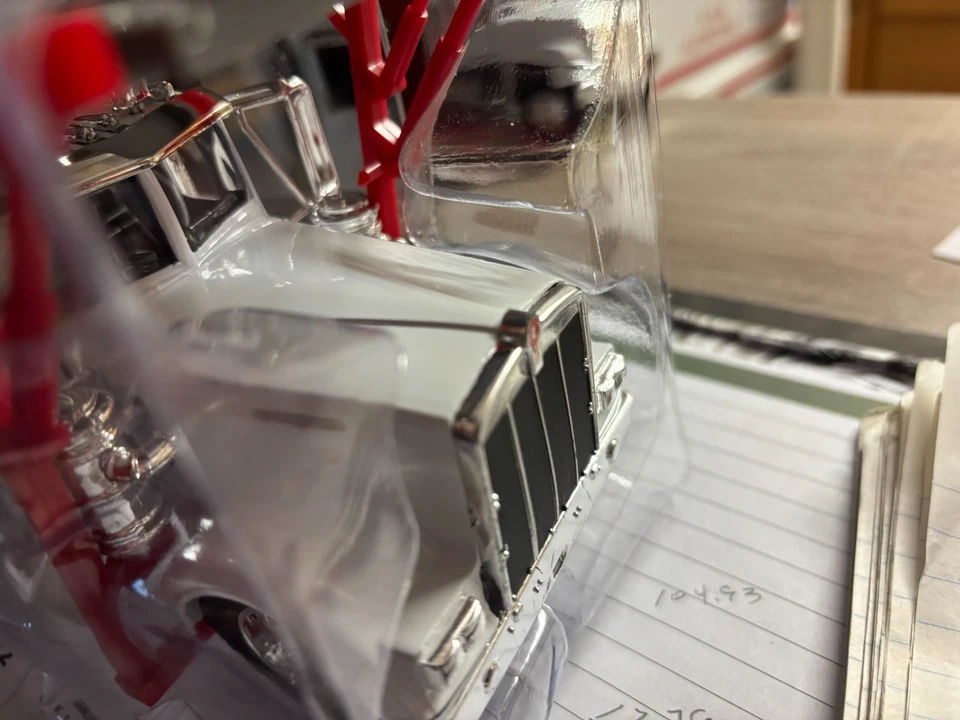 1/32 NEW RAY KEN W 900 DOUBLE AUTO CARRIER , NO PACKAGING # B 735 - Image 4 of 4