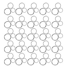 150 Pcs Schlusselringe Schl&uuml;sselanh&auml;nger-Anschl&uuml;sse Kleine Metallringe