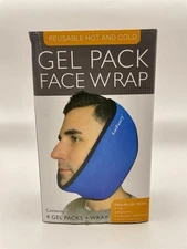 MedNet Face Wrap Gel Four Pack for TMJ, Migraines, and Teeth Hot or Cold NEW