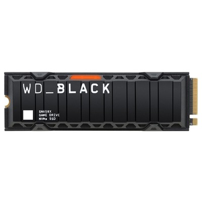 WD_BLACK SN850X 1TB NVMe M.2 SSD, M.2 2280 NVMe SSD with Heatsink, Gaming Expans
