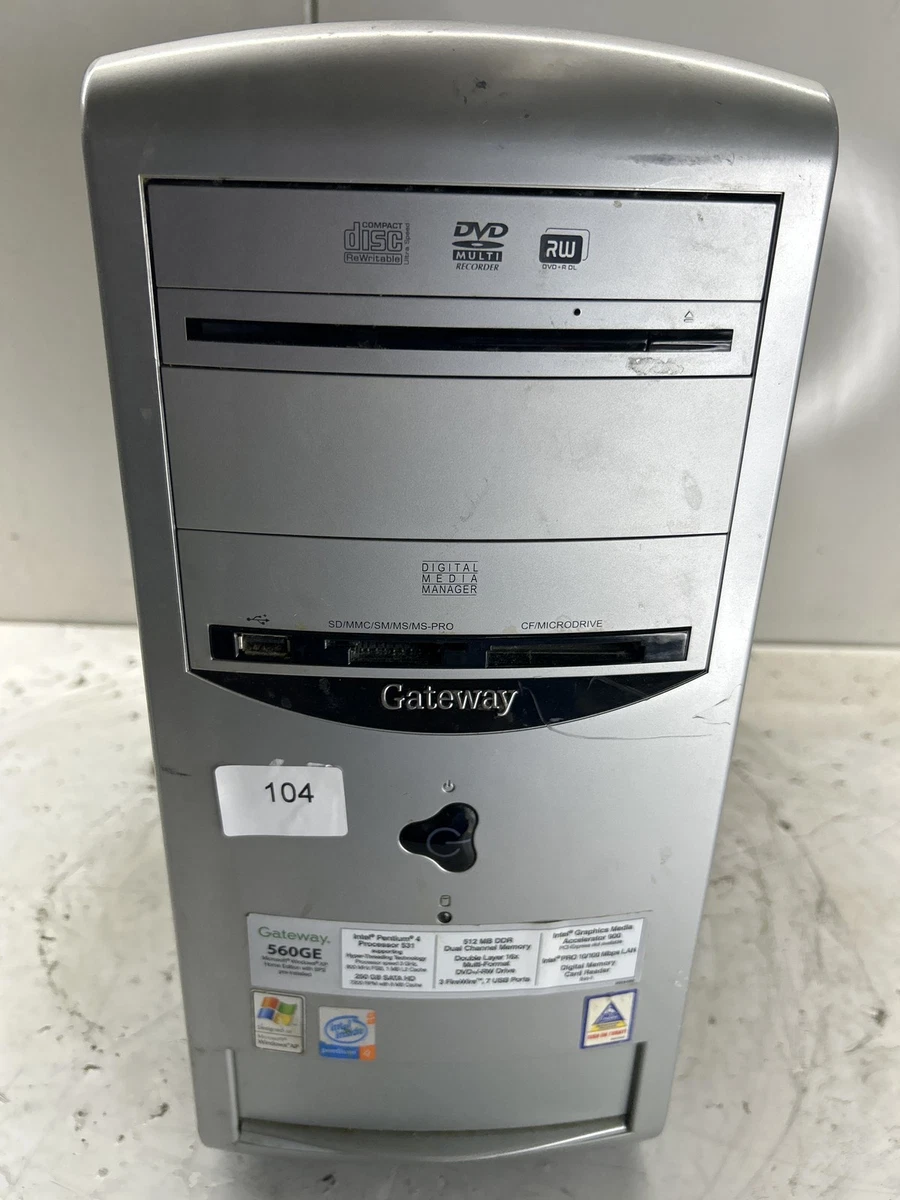 Gateway Tower 1 GB RAM PC Desktops & All-In-One Computers for sale