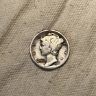 1916 S Mercury Dime Coin Circulated 10c Silver Fine Condition QA30