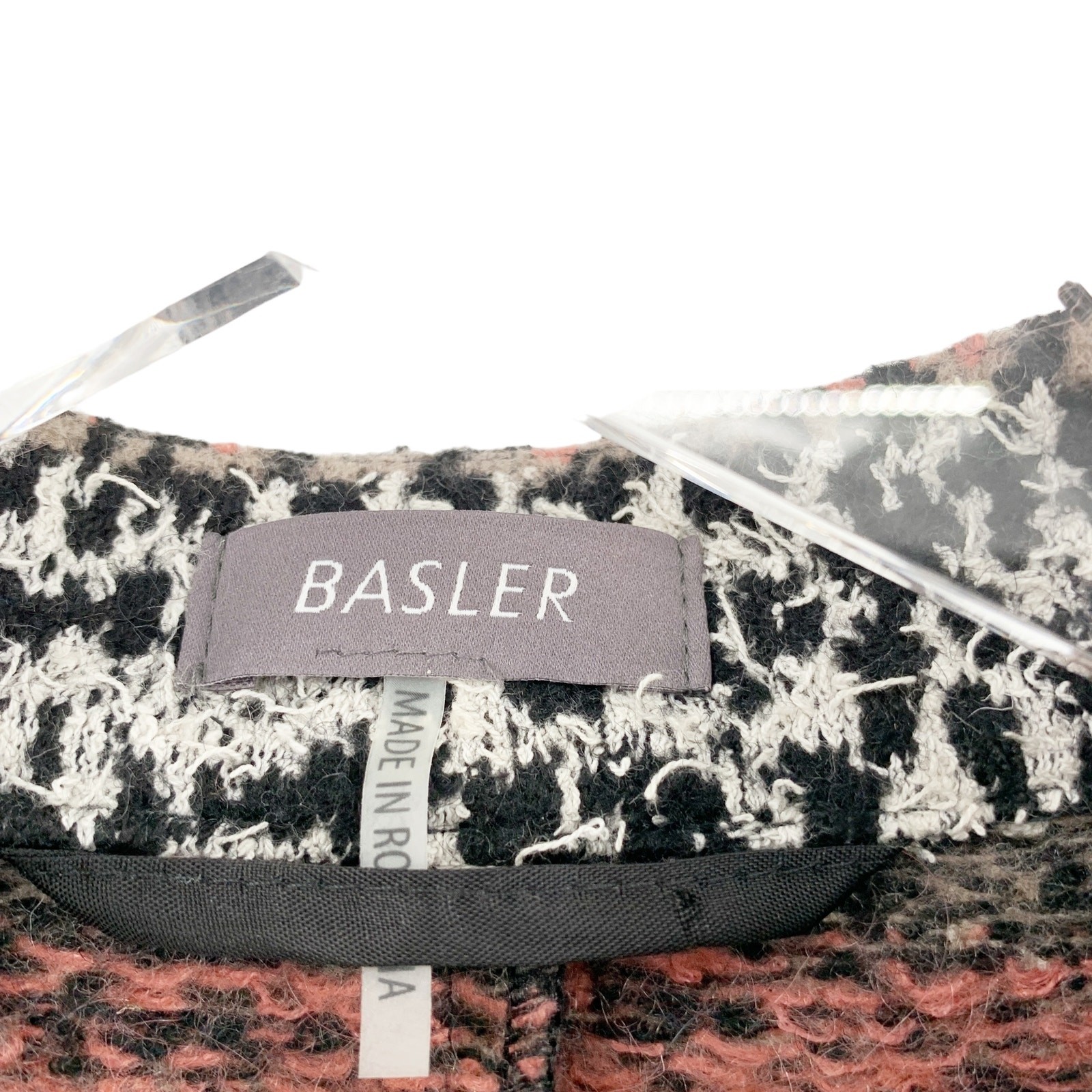 Basler Mohair Polyester Collared Striped Jacket $… - image 3