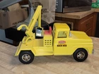 VINTAGE ALL ORIGINAL PRESS STEEL TONKA BACK HOE TRUCK EXCELLENT TO NEAR MINT