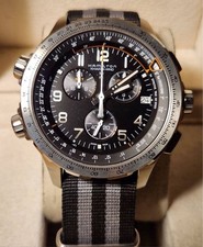 Orologio Hamilton Khaki X Wind GMT Chrono Quarzo 46mm Quadrante Nero Aviazione