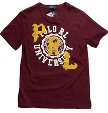 NWT Polo Ralph Lauren Boys Classic Polo PRL University Tee Shirt sz 14-16