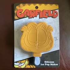Nickelodeon Garfield Orange Cartoon Fun Silicone Popsicle Mold Ice Pop Maker