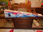 Vintage Wolverine Ski Jumper Tin Litho Spring-Activated Toy With Skier