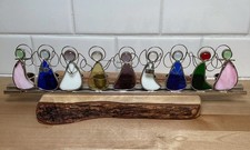 Vidrieras Ángeles Instrumentos de Tocar Centro de Mesa Candelabro 9 Ángeles