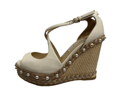 Jimmy Choo Dakota Keilabsatz Mit Perlenbesatz – UK 5, US 7, EU 38 - Bild 1 von 4