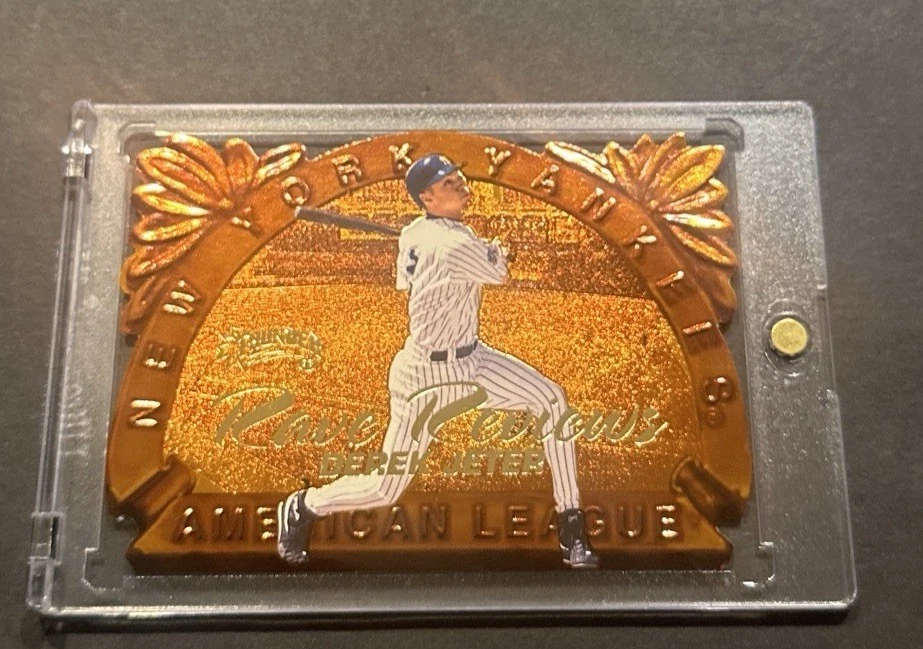 1998 SKYBOX CIRCA THUNDER DEREK JETER RAVE REVIEWS DIE-CUT SSP! - Image 4 of 4
