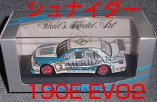 Mercedes-Benz 190E DTM EVO2 Schneider 1/43 Rare 14Y+ JAPAN