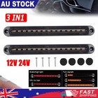 2X 3IN1 Slim LED Tail Lights Stop Brake Indicator Reverse Lamp Truck Trailer UTE