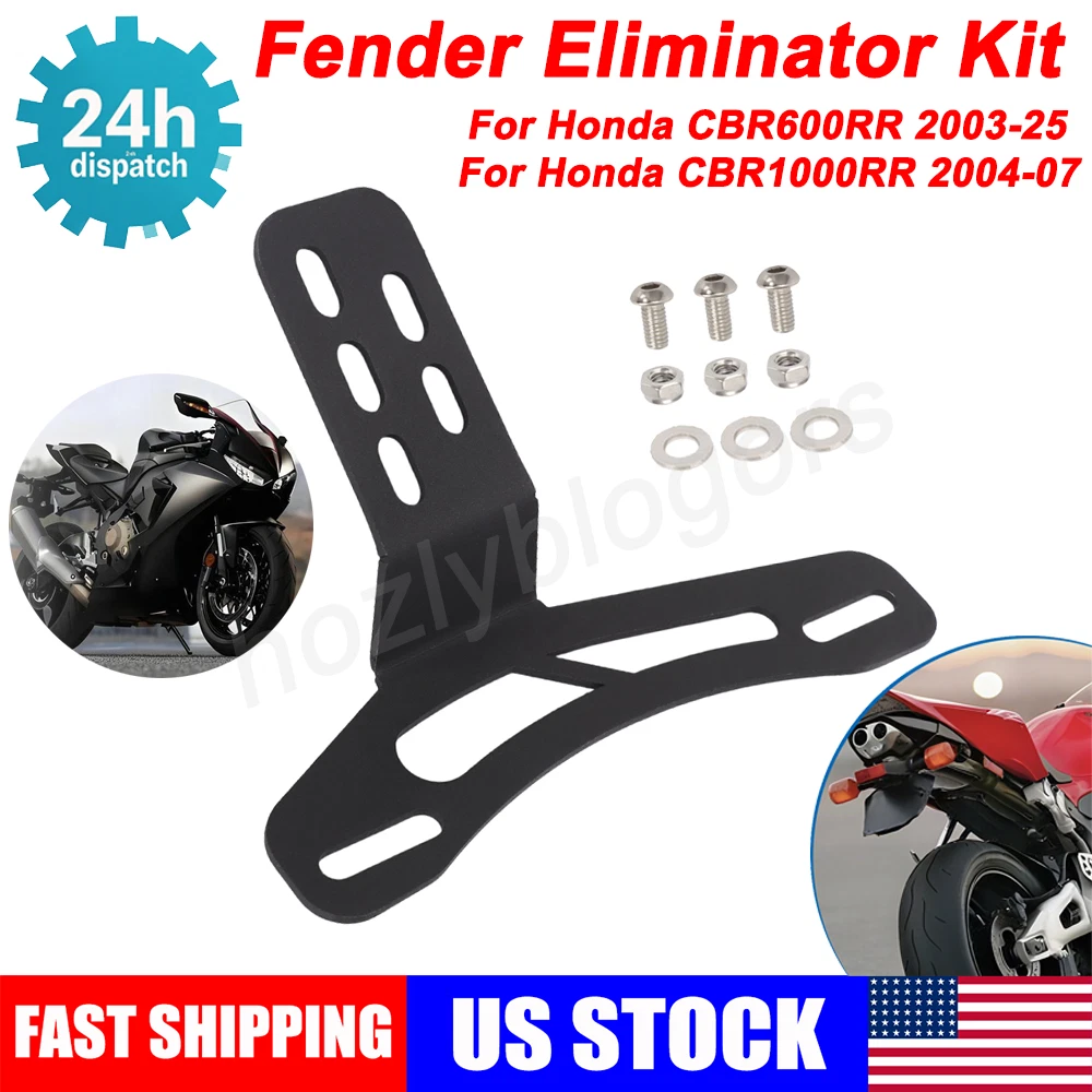 Protector De Barro Trasero Para Honda CBR600RR 2007-2012 – Guardabarros De Neumático En ABS – Universal