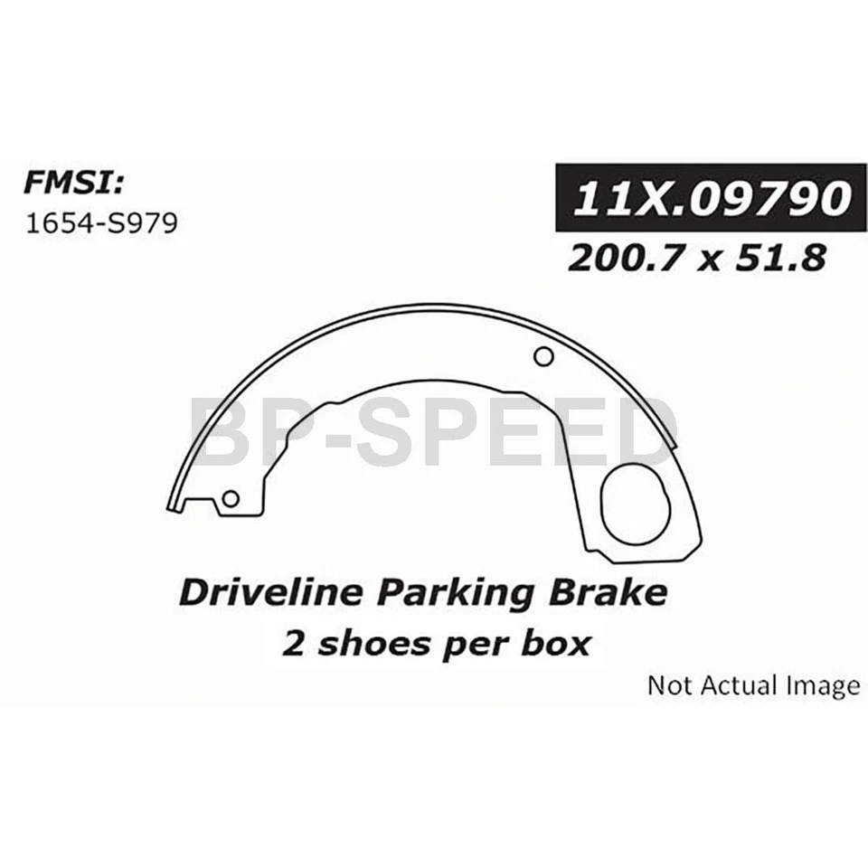 Se adapta a Chevy W3500 Tiltmaster 2 zapata de freno de estacionamiento trasero herrajes de freno de estacionamiento Foto 3 de 4