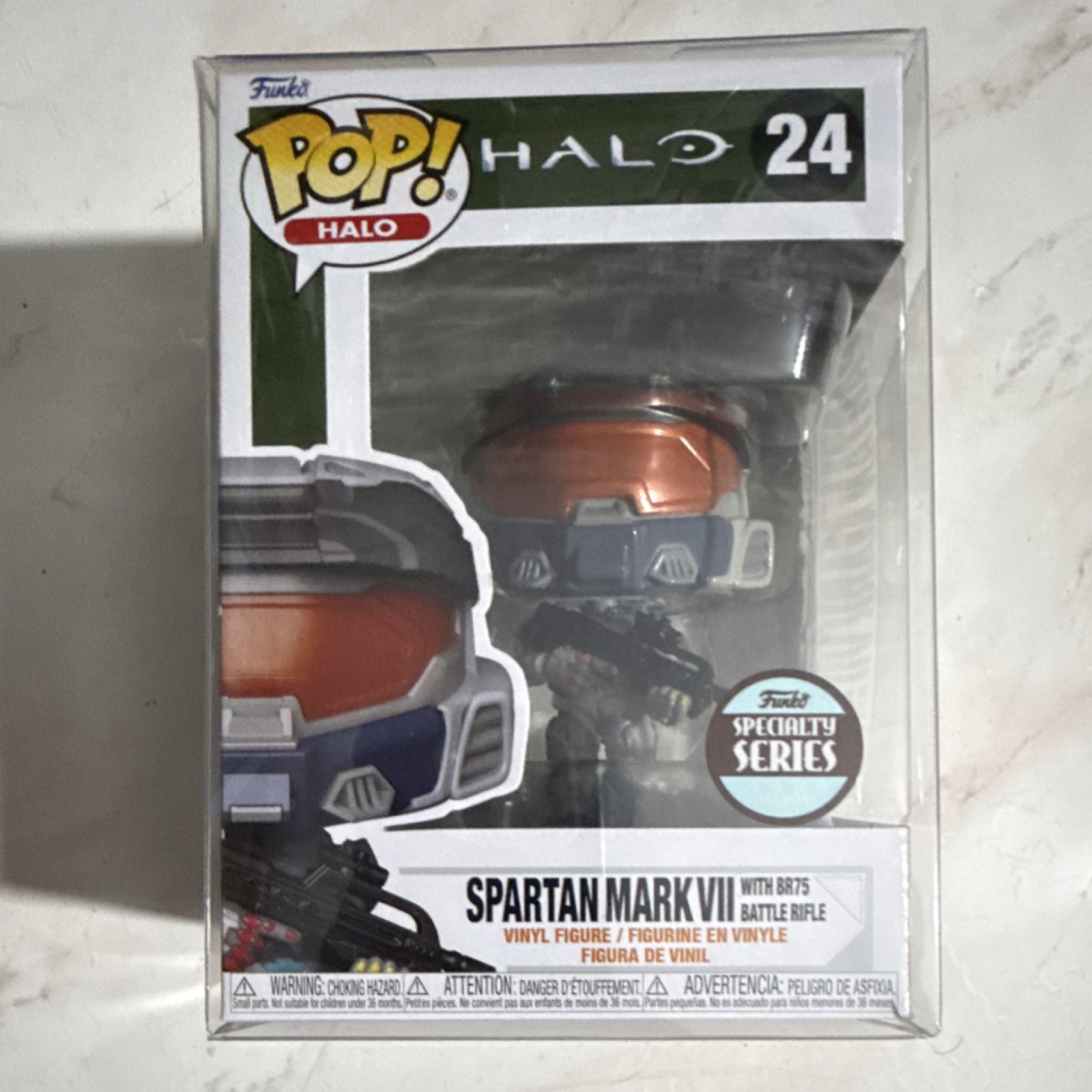 Funko Pop! Halo Infinite Spartan Mark VII BR75 Rifle #24 Specialty Series Vinyl