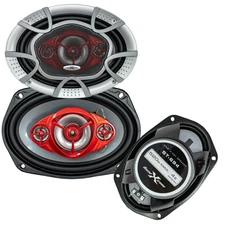 SOUNDXTREAME ST69Z 6"x9" 1040 Watt Pair 4-Way  Car Audio Stereo Coaxial Speakers