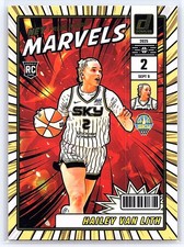 2025 Donruss WNBA #24 Hailey Van Lith Net Marvels Press Proof
