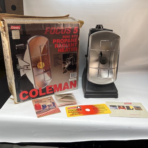 Coleman Focus 5 Propane Heater 3500 to 5000 Btu's for sale online | eBay