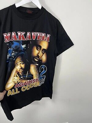Vintage 90s 2Pac Against All Odds Makaveli Rap Black Tee | eBay Vintage 90s 2Pac Against All Odds Makaveli Rap Black Tee | eBay