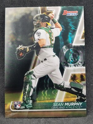 2020 Bowman's Best Sean Murphy RC Rookie #21 Oakland A s Atlanta Braves 5[e