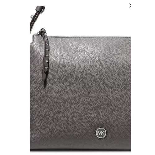 MICHAEL MICHAEL KORS Shailene Medium Hobo Shoulder Bag Heather Grey NWOT - Picture 4 of 7