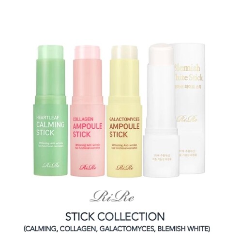 RIRE Collagen Stick Brightening Stick Blemish Stick Calming Stick 4-Types Sticks